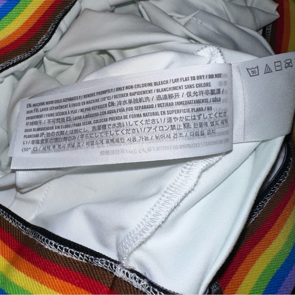 Hollister “Wear It With Pride” White Pleated Tennis Skirt Size: M - Picture 5 of 5